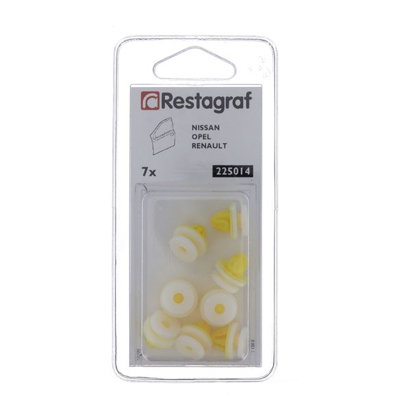 Agrafes pour portière, protection latérale 225014 RESTAGRAF X7
