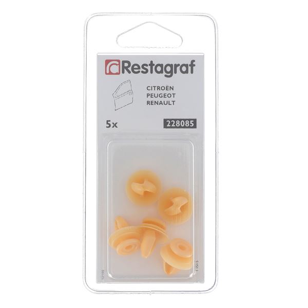 Agrafes pour portière, protection latérale 228085 RESTAGRAF X5