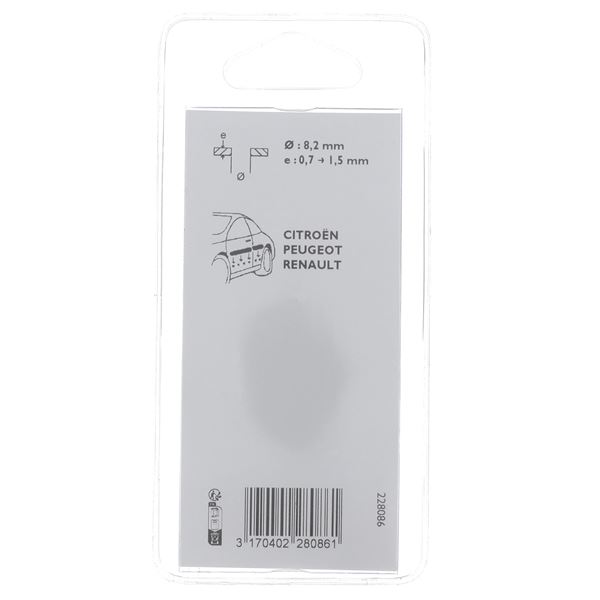 Agrafes pour portière, protection latérale 228086 RESTAGRAF X5