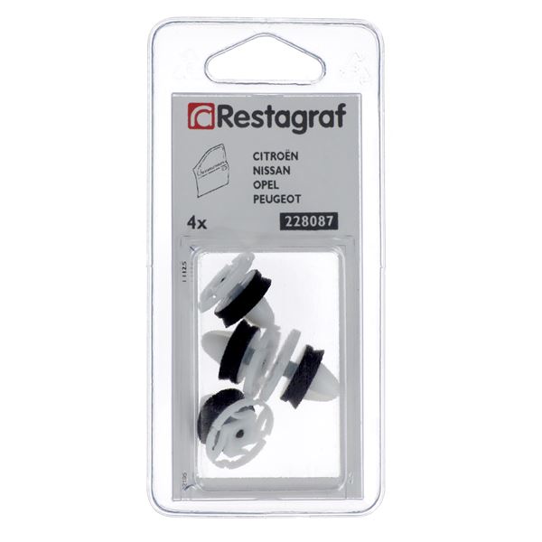 Agrafes pour portière 228087 RESTAGRAF X4
