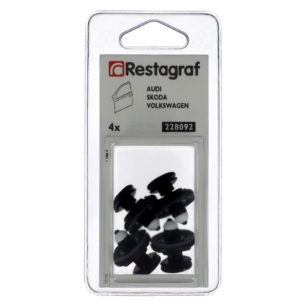 Agrafes pour portière 228092 RESTAGRAF X4