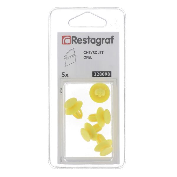 Agrafes pour portières 228098 RESTAGRAF X5