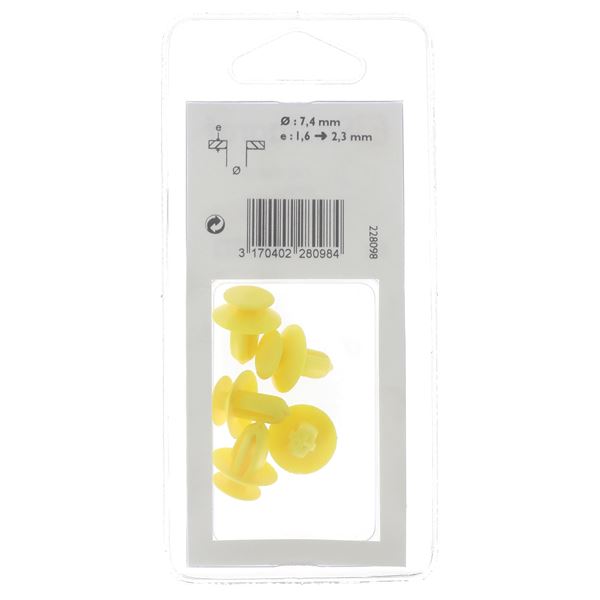 Agrafes pour portières 228098 RESTAGRAF X5