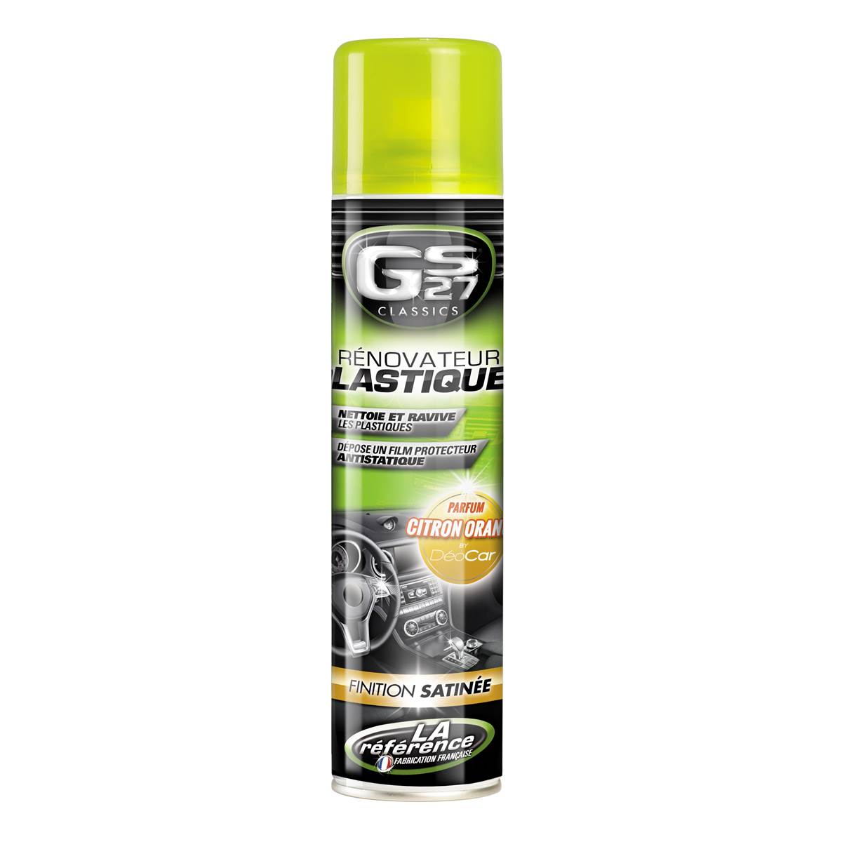 Rénovateur Plastique Satiné Citron Gs27 Classic 400 Ml