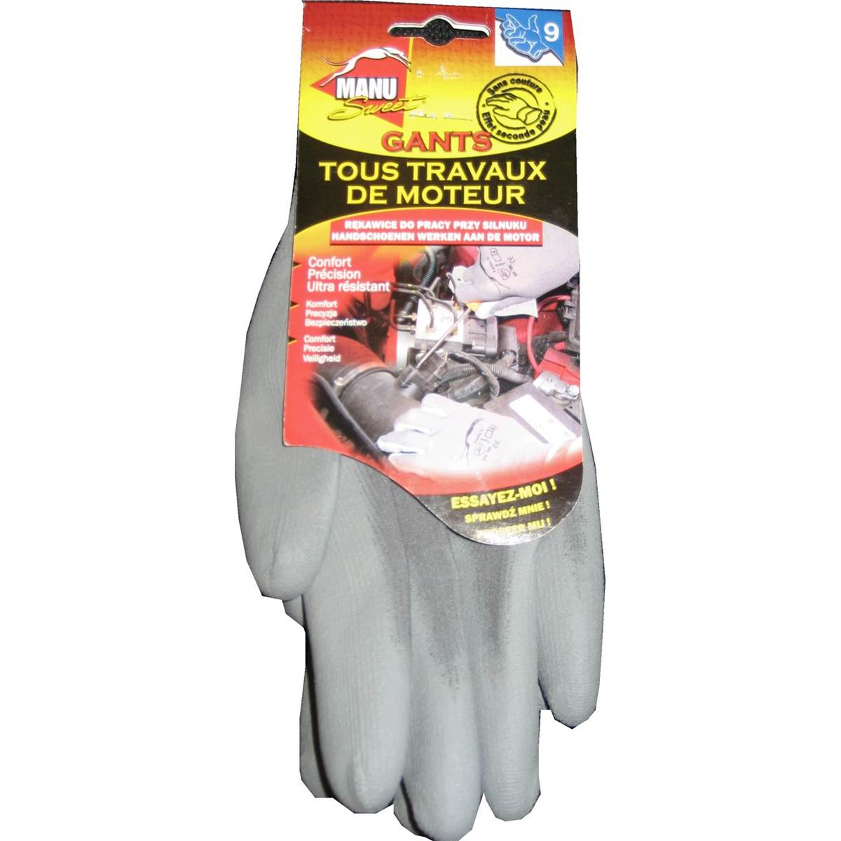 Gant Manusweet Tous Travaux Moteur Taille 9