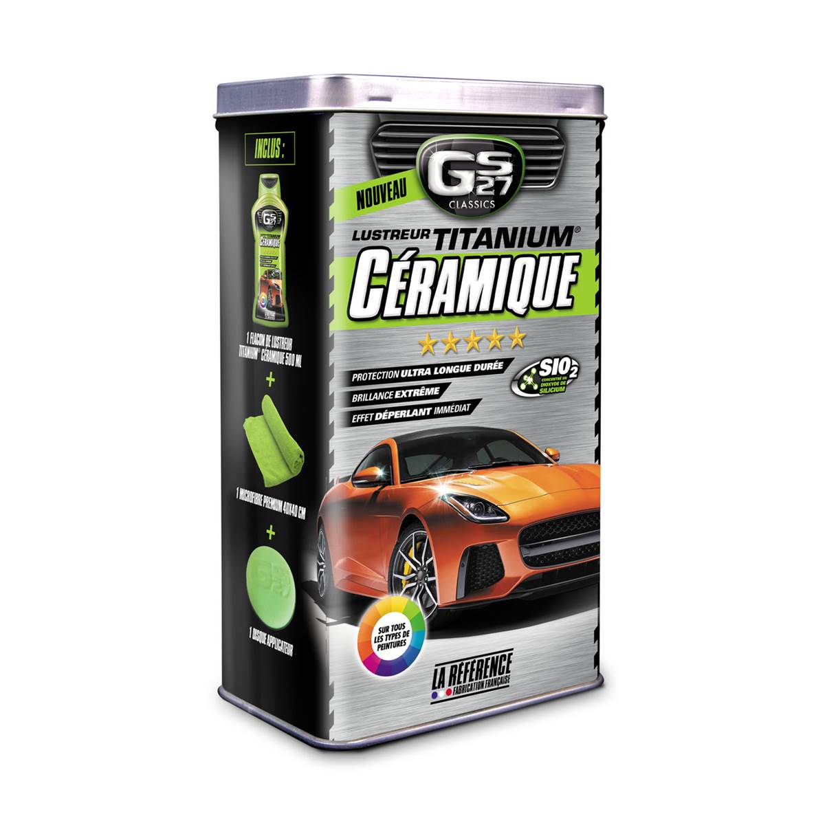 Lustreur Titanium Céramique Gs27 500 Ml