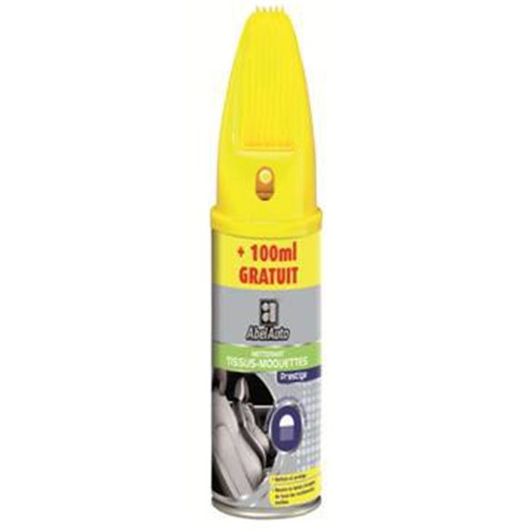 Nettoyant tissus moquette avec brosse Abel Prestige 300 + 100 ml offerts
