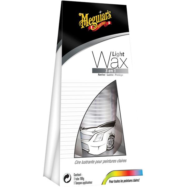 Cire lustrante Light pour peintures claires Meguiar's