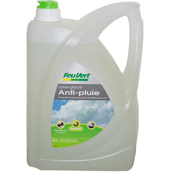Lave-glace toutes saisons anti-pluie -20°C Feu Vert 5L