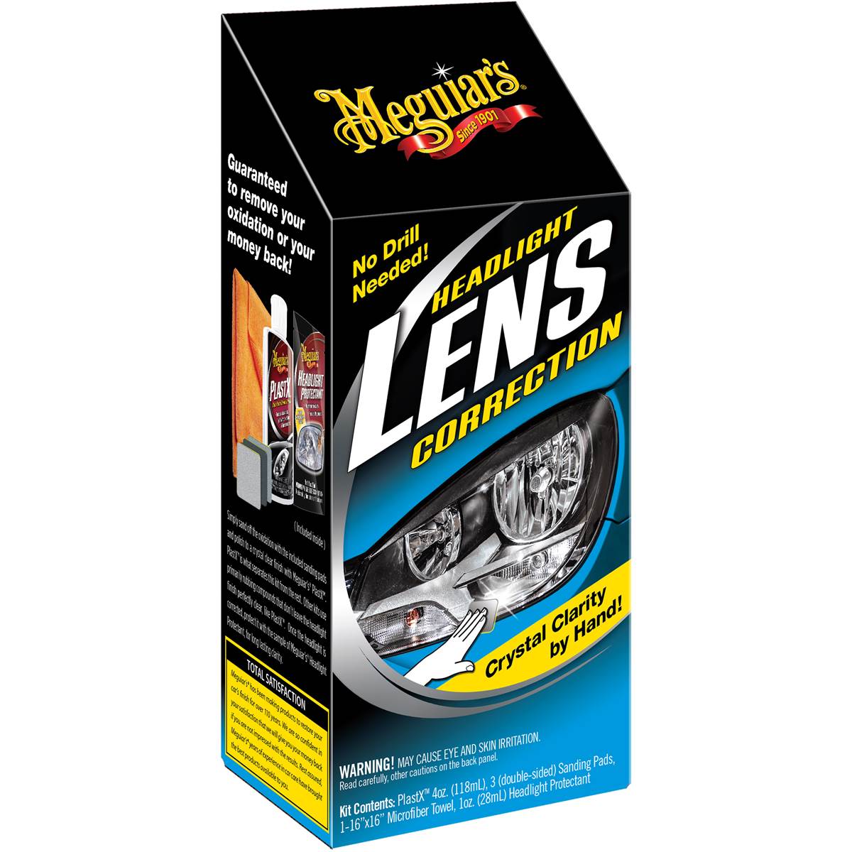 Kit Rénovation Phares Easy Meguiar's