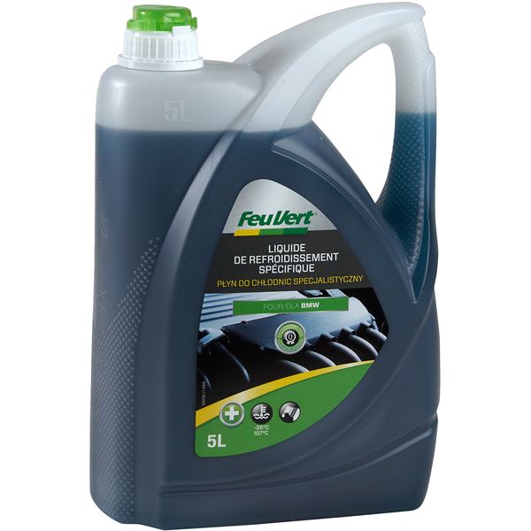 Liquide de refroidissement pour BMW / Fiat / Volvo -35°C 5L Feu Vert ...