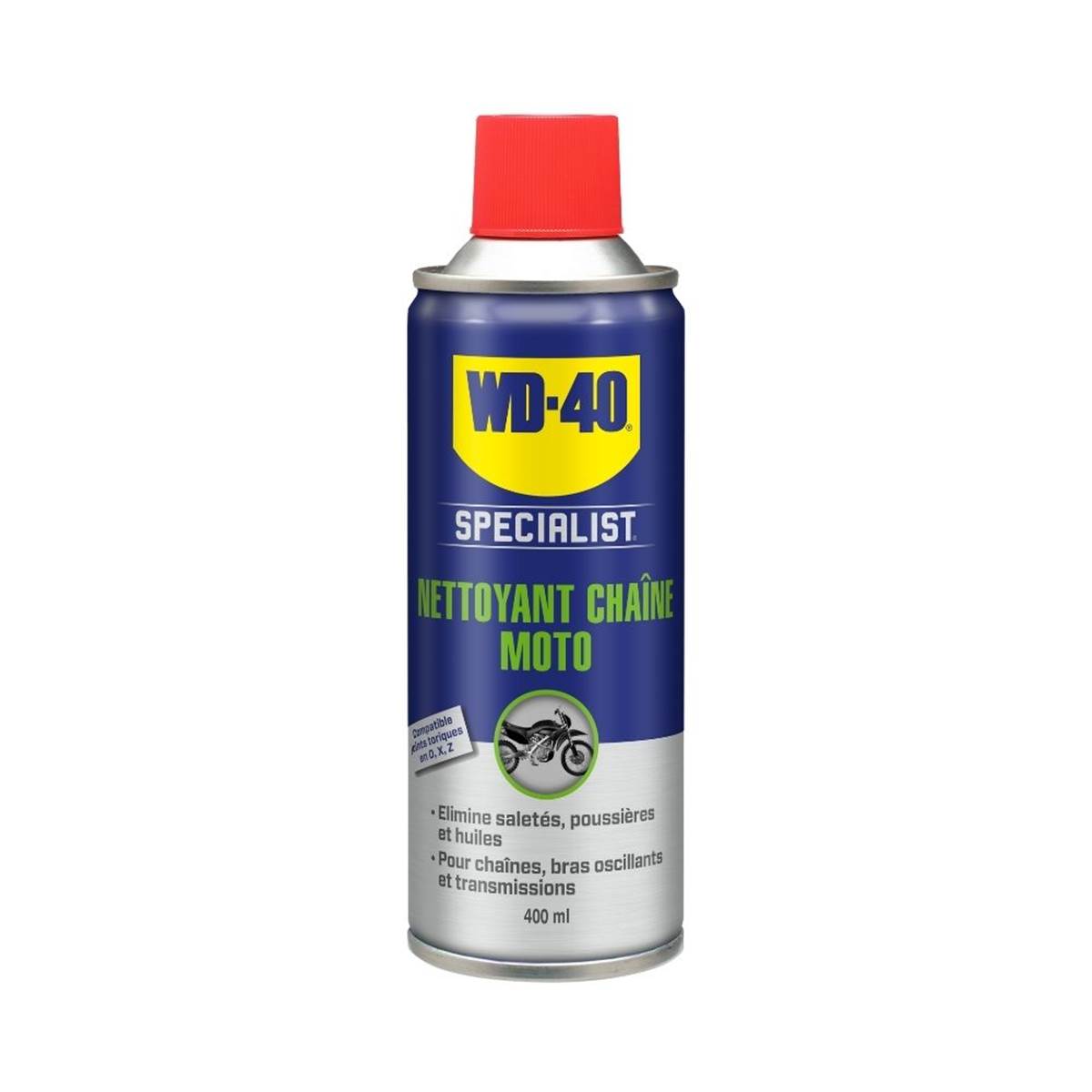 Nettoyant Chaîne Wd-40 Specialist Moto 400 Ml