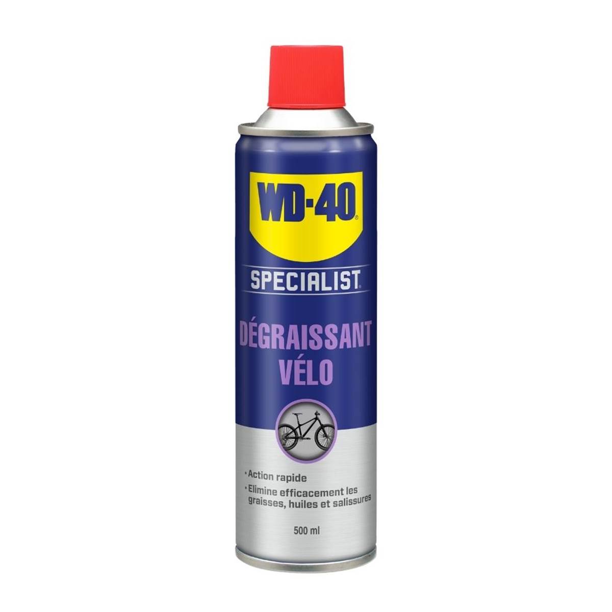 Dégraissant puissant pour vélo WD-40 BIKE 500ml
