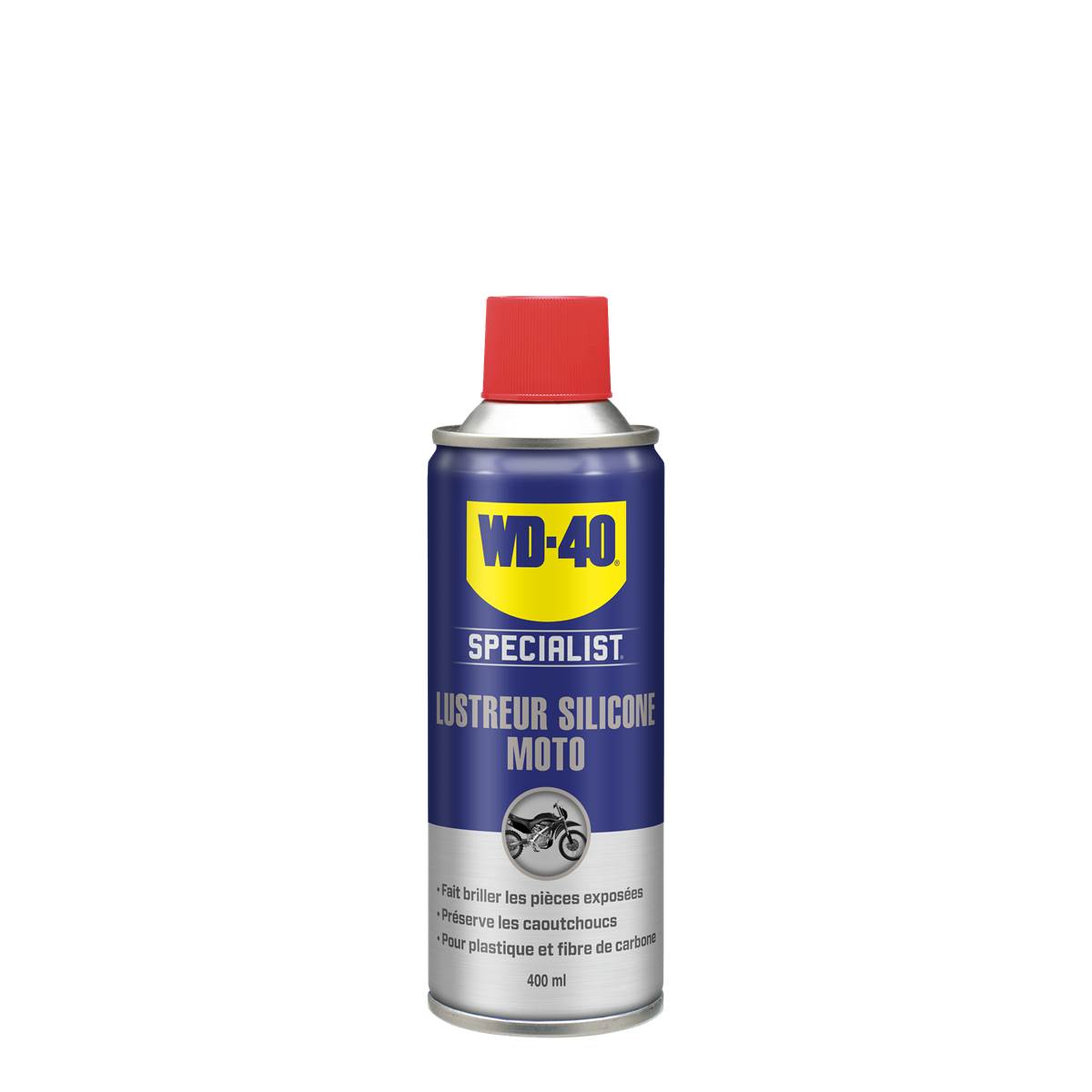 Lustreur Silicone Wd-40 Specialist Moto 400 Ml