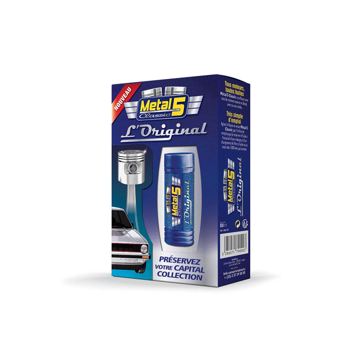 Remétallisant moteur curatif Essence Métal 5 80 ml