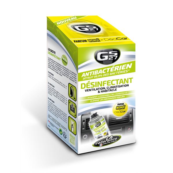 Désinfectant clim parfum monoï 150 ml GS27