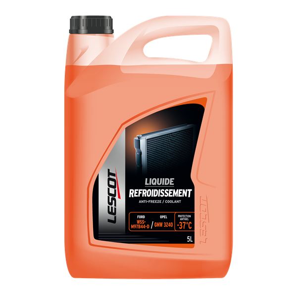 Liquide de refroidissement pour Ford / Opel -37°C 5L  Lescot