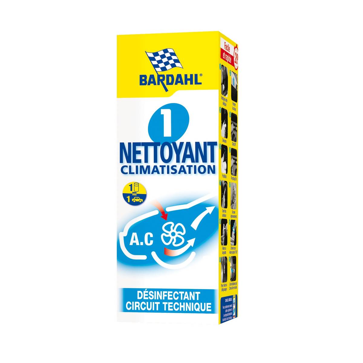 Nettoyant Circuit Technique Climatisation Bardahl 125 Ml