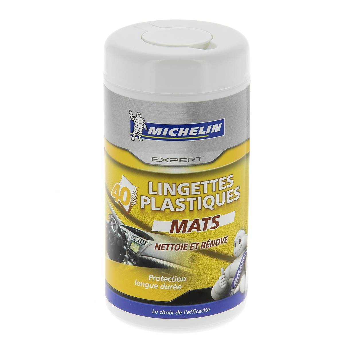 Boîte 40 Lingettes Plastiques Satinés Michelin