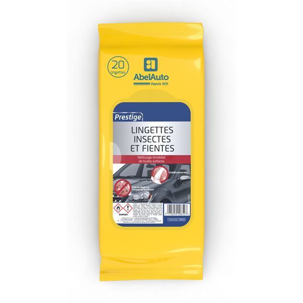 20 Lingettes insectes et fientes ABEL