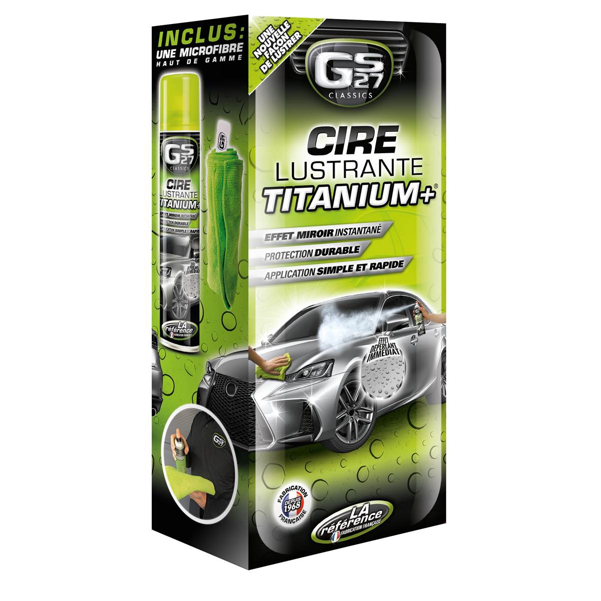 Coffret Cire Lustrante Titanium+ Gs27