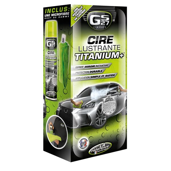 Coffret cire lustrante Titanium+ GS27