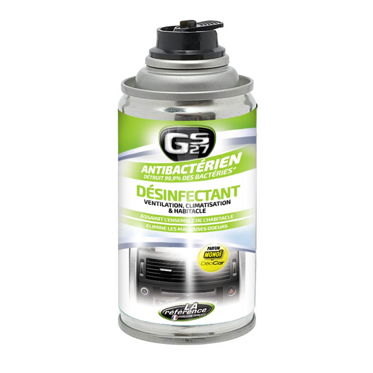 Désinfectant Habitacle Monoï Gs27 125 Ml
