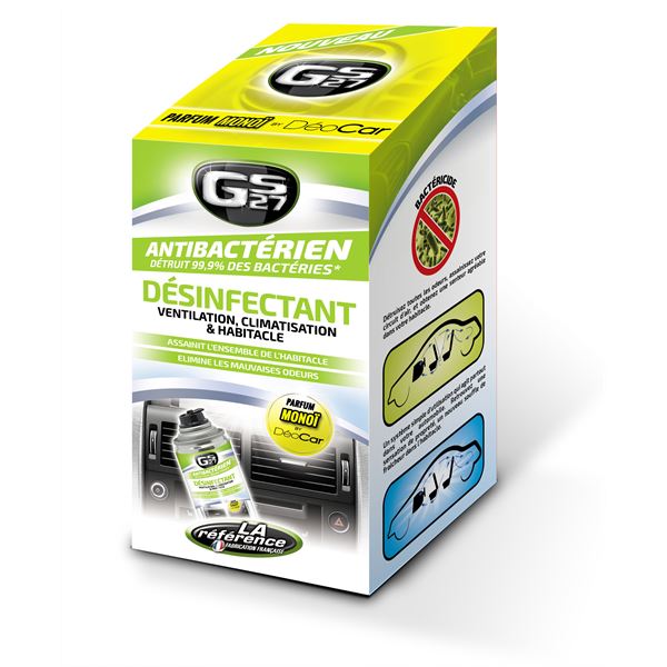 Désinfectant habitacle monoï GS27 125 ml