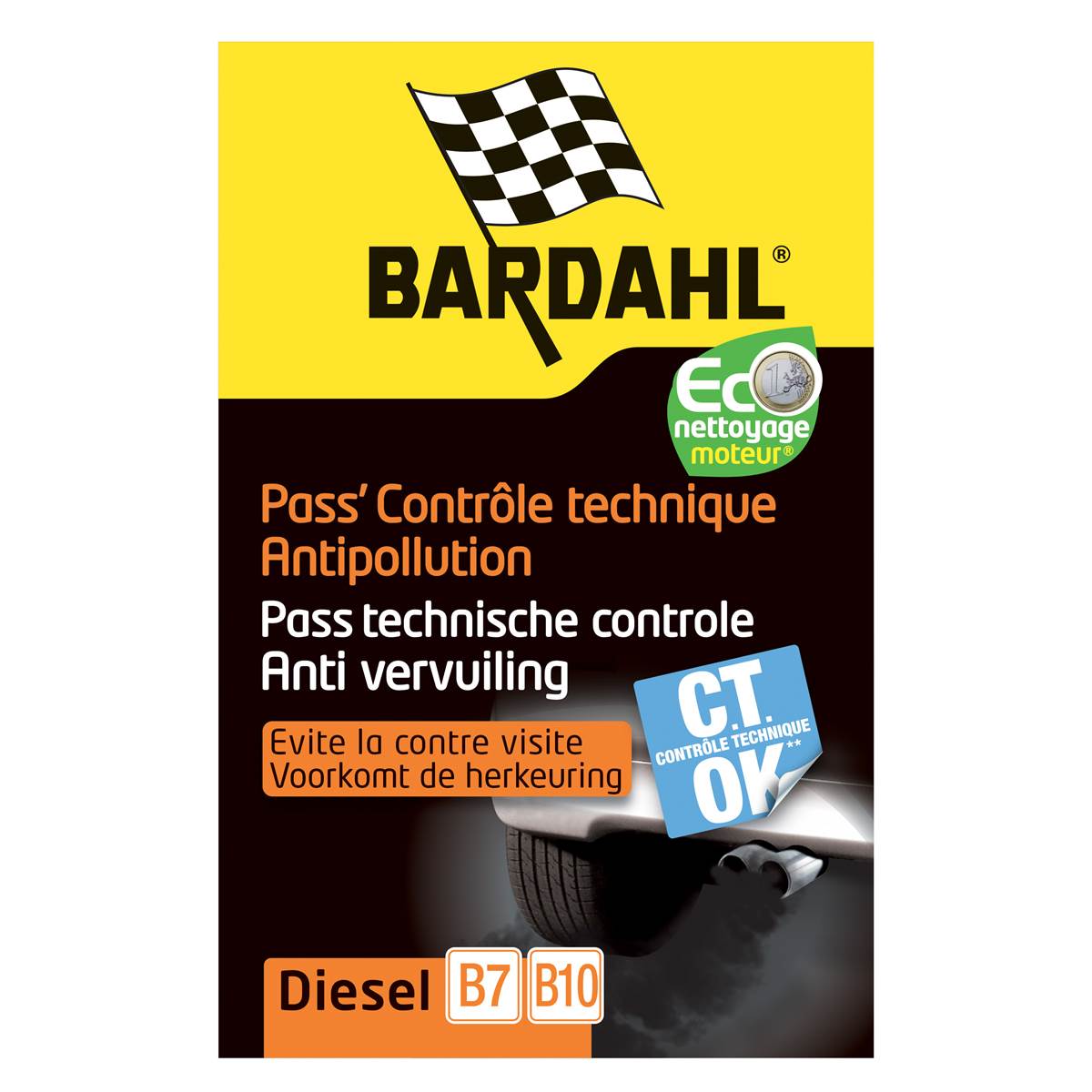 Pass Contrôle Technique Diesel Bardahl 800 Ml