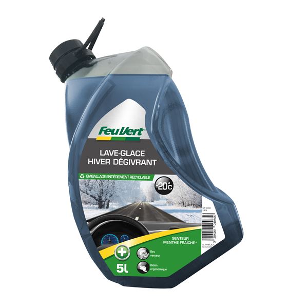 Lave-glace hiver dégivrant -20°C Feu Vert 5L