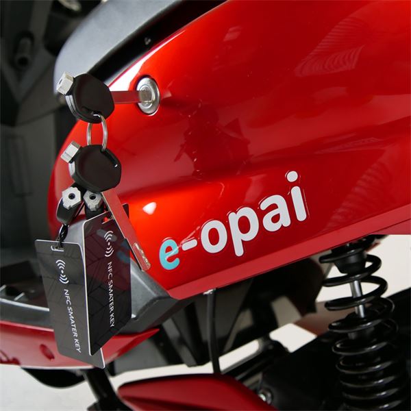 Scooter Electrique 50 E-OPAI Deux batteries Rouge EASY-WATTS
