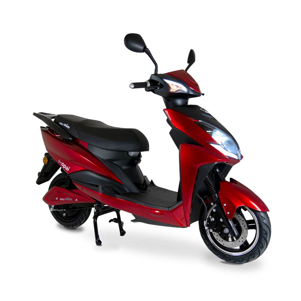 Scooter Electrique 50 E-opai Cargo 2 Batteries Rouge Easy-watts