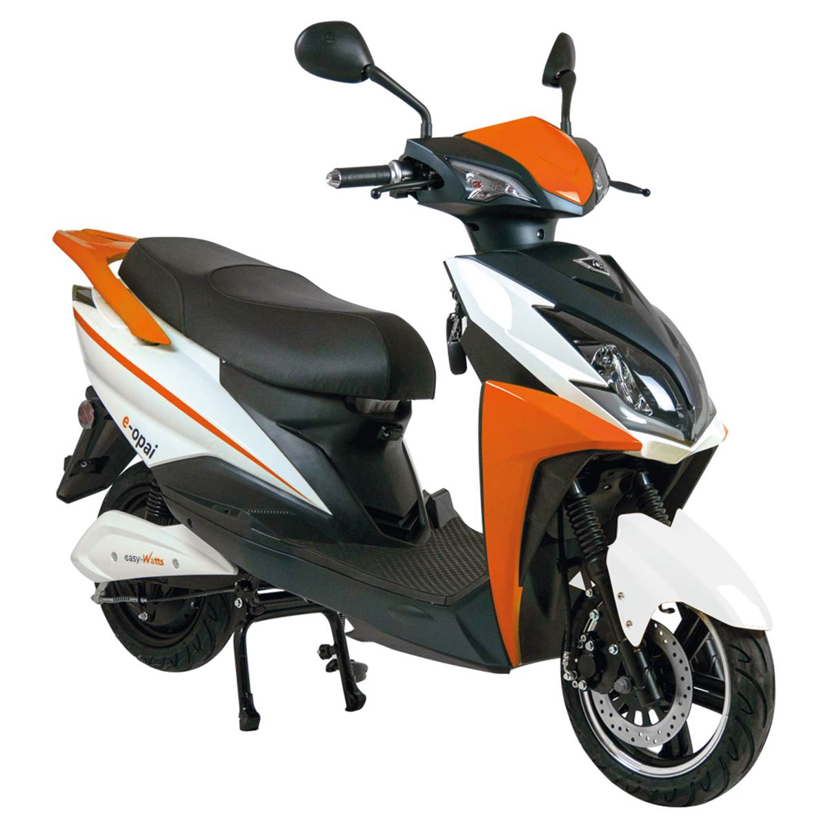 Scooter Electrique 50 E-opai Auto Ecole 2 Batteries Orange Easy-watts