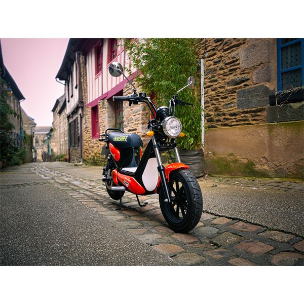 Scooter Electrique 50 E-BONSAI Orange EASY-WATTS