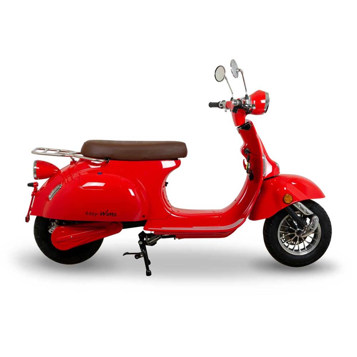Scooter Electrique 50 E-retro Rouge Easy-watts