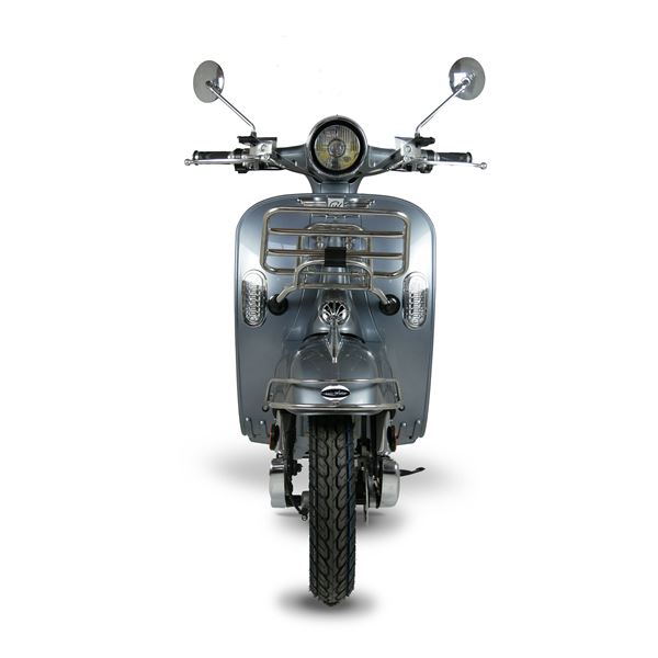 Scooter Electrique 50 E-RETRO Vintage Gris métallisé EASY-WATTS