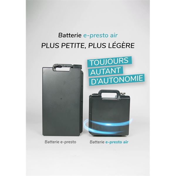 Scooter Electrique 50 E-STOCK AIR Noir brillant EASY-WATTS