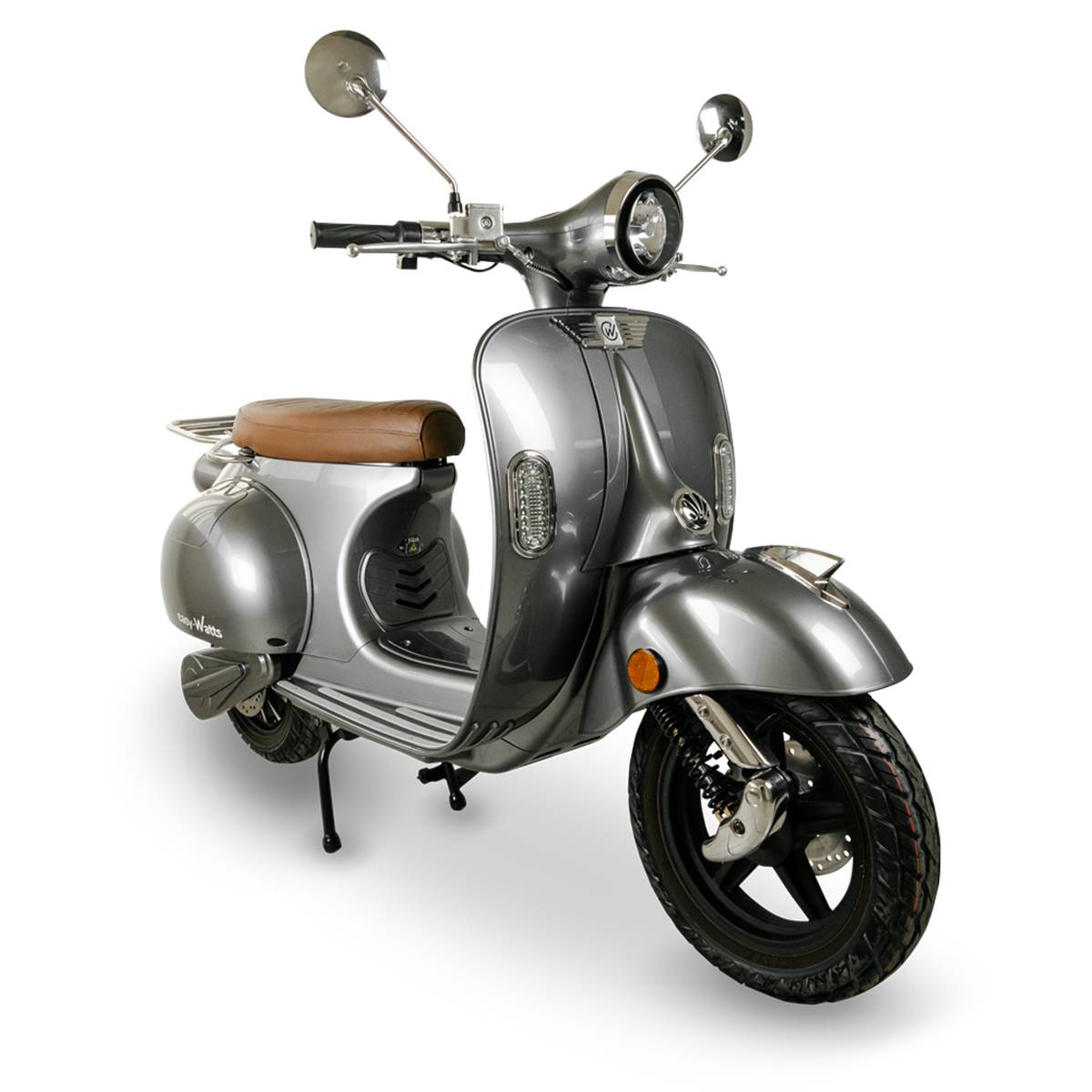 Scooter Electrique 125 E-retro Max Gris Métallisé Easy-watts