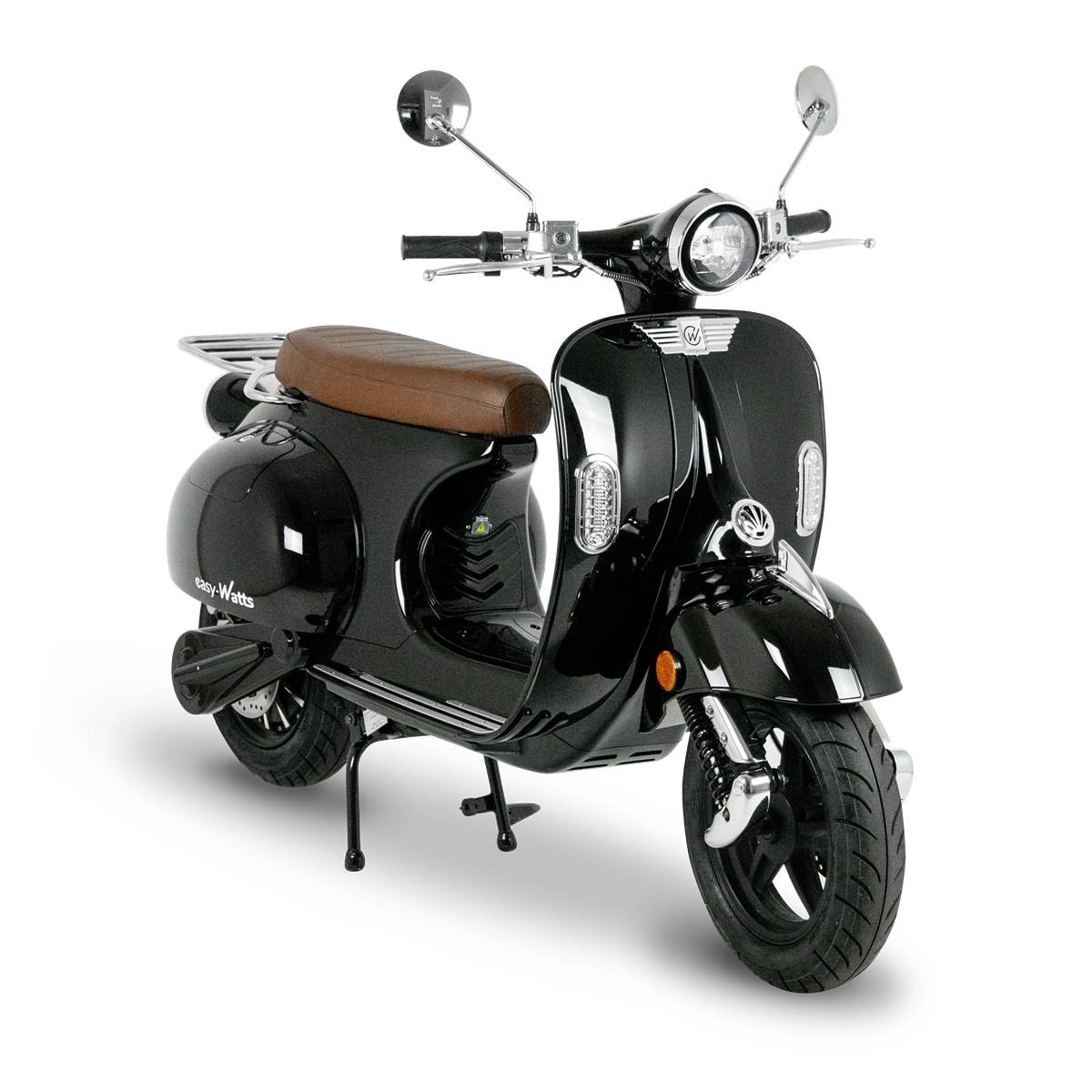 Scooter Electrique 125 E-retro Max Noir Brillant Easy-watts