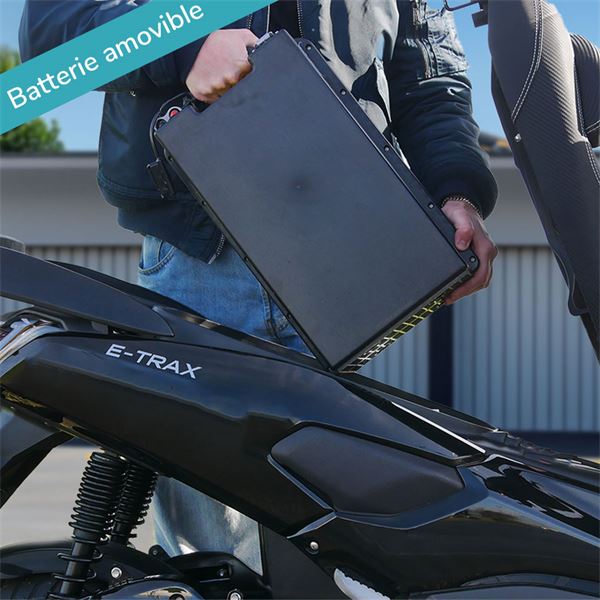 Scooter Electrique 125 E-TRAX EVOLUTION AIR Gris nardo EASY-WATTS