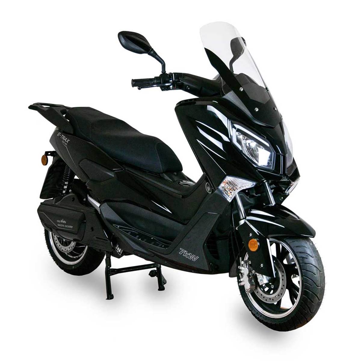 Scooter Electrique 125 E-trax Evolution Noir Brillant Easy-watts