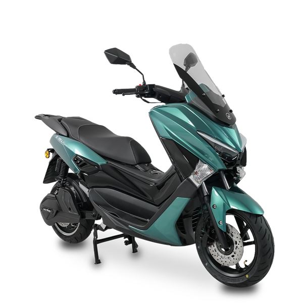 Scooter Electrique 125 E-TRAX EVOLUTION Vert métallique EASY-WATTS