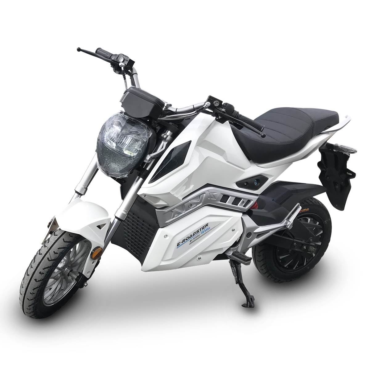 Moto Electrique 50 E-roadster Blanc Et Gris Easy-watts