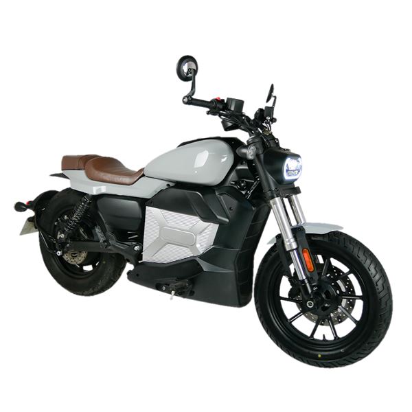 Moto Electrique 125 BW8 HERITAGE Gris nardo EASY-WATTS