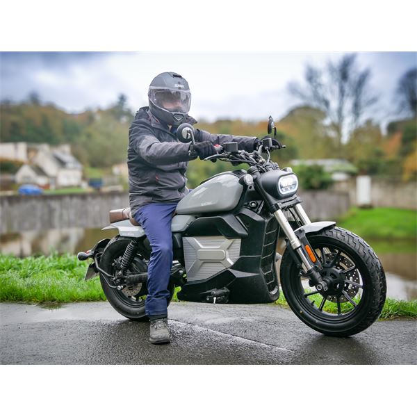Moto Electrique 125 BW8 HERITAGE Gris nardo EASY-WATTS