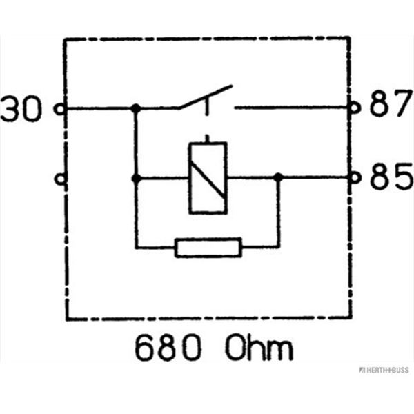 RELAIS  POMPE   CARBURANT HB75 - 75613186