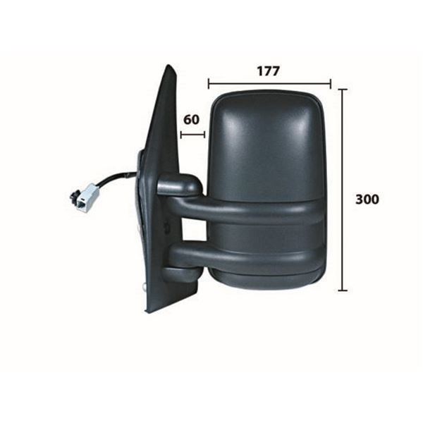 RETROVISEUR GAUCHE ELECTRIQUE SPILU - 54329
