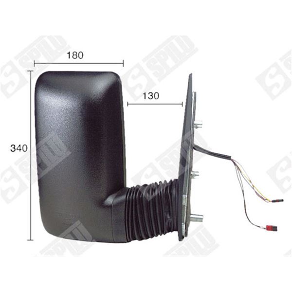 RETROVISEUR DROIT ELECTRIQUE SPILU - 51334