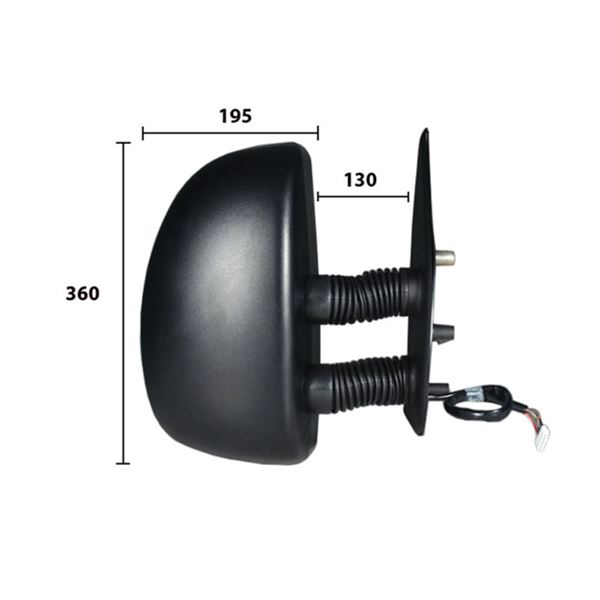RETROVISEUR DROIT ELECTRIQUE SPILU - 50612