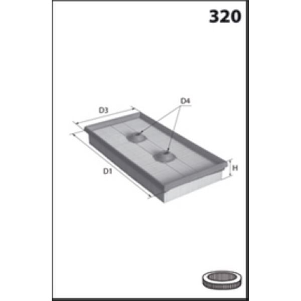 ELP9560 FILTRE A AIR VL